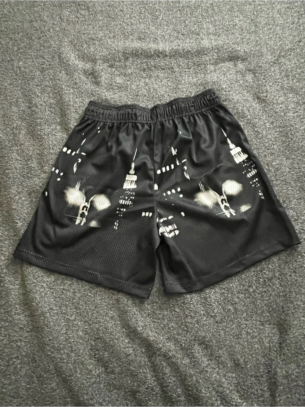 Eric Emanuel Black Skyline Shorts
